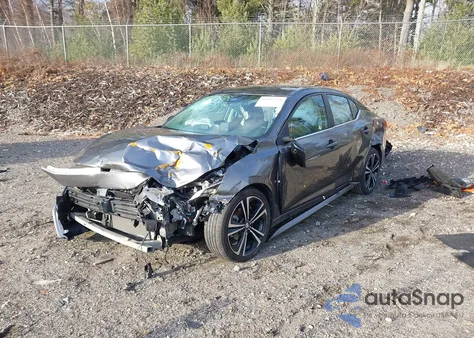 2021 Nissan Sentra Sr Xtronic Cvt из США, поврежденный, VIN 3N1AB8DVXMY288238